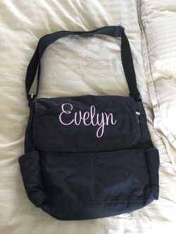 Personalized “Evelyn” diaper bag