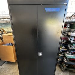 Black Metal Cabinet