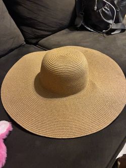 Wide Brim Straw Sun Hat