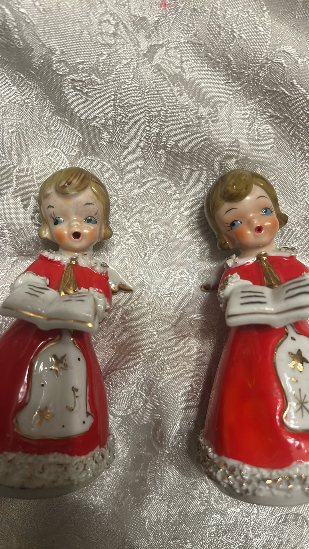 Vintage Kreiss Caroler Angel Bells From Japan