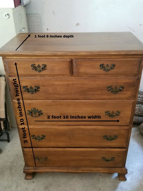 Antique Jamestown Sterling Adirondack Maple Dresser For Sale In