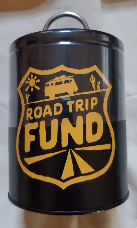 Road Trip Fund Bank with Tire Gauge, Vent Cell Phone Holder and Emergency Light 