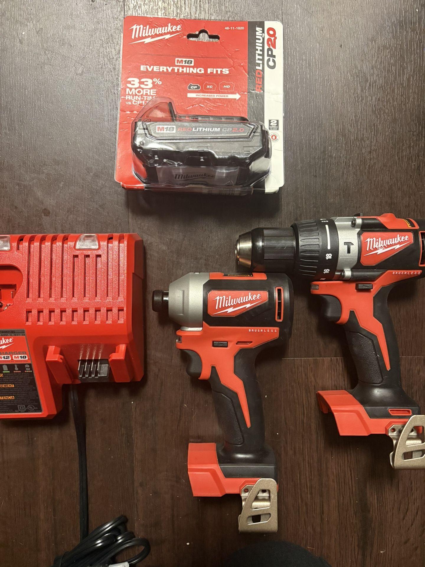 Milwaukee M18 Brushless Combo Kit New