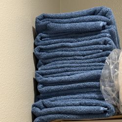 Lots Bath Towels Blue