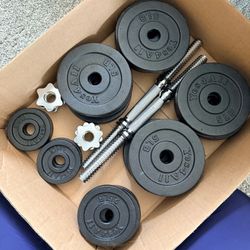 Adjustable Dumbbell Set - up to 200lb