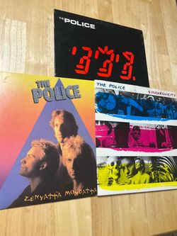 The police vinyl records