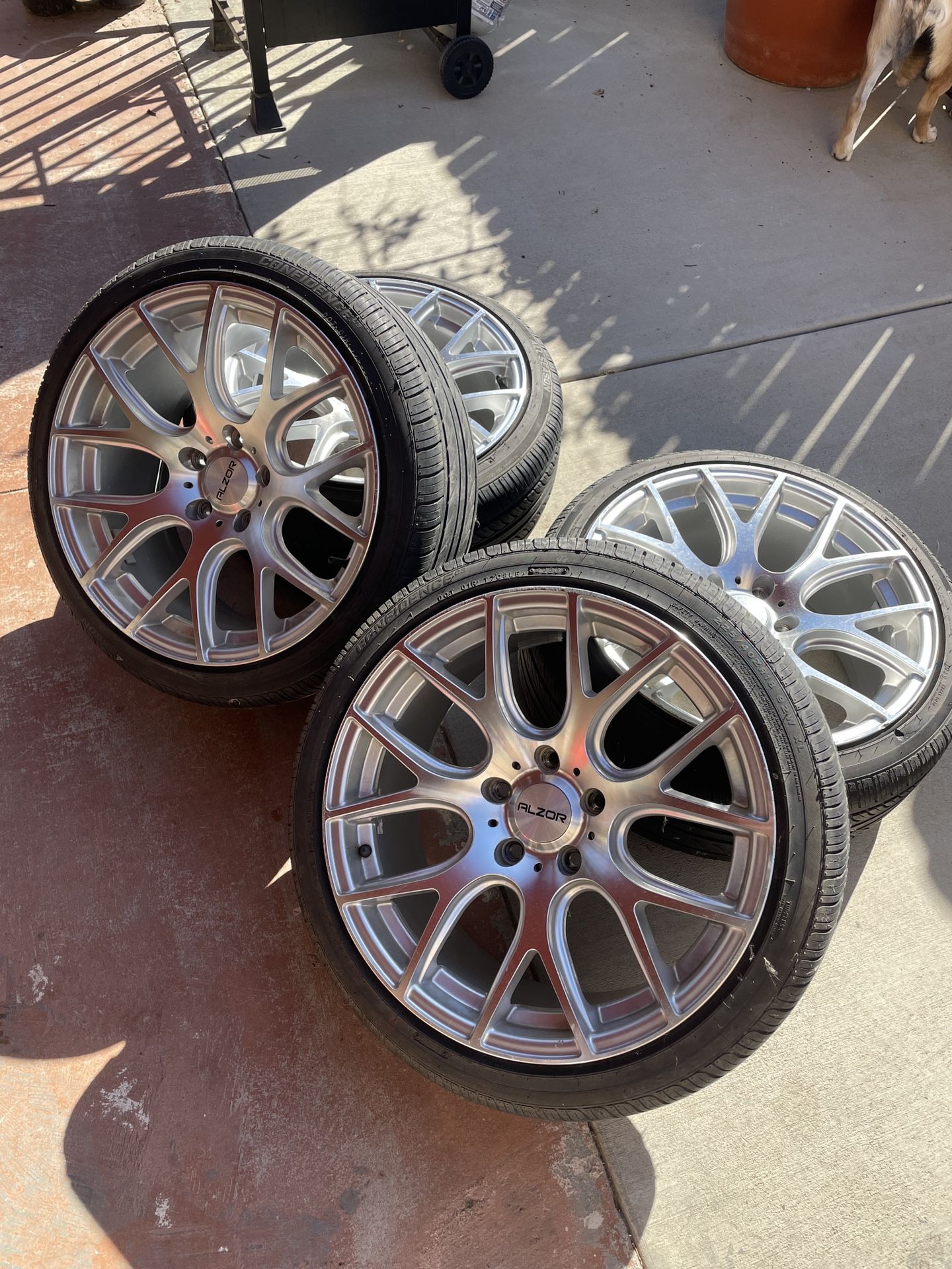 18" Alzor Wheels 5x120 And Tires