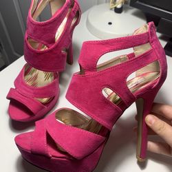 Hot Pink Heels