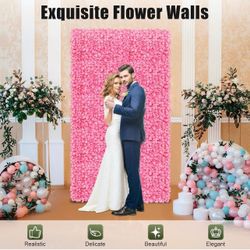 Flower Wall Panel Set, Flowers Backdrop Wall