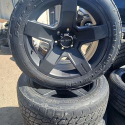Method 20" 6lug Wheels Tires (4)