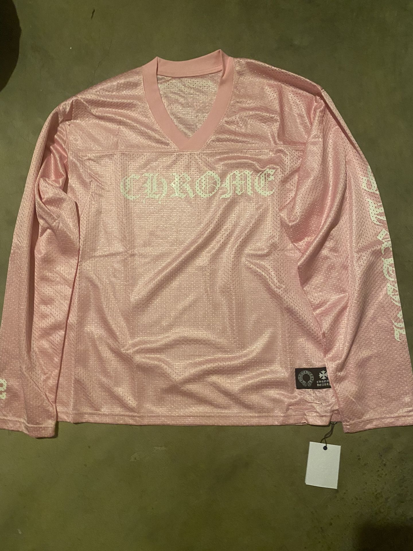 Pink Chrome Heart Jersey