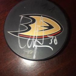 Voltron’s Fasth Signed Anaheim Duck NHL Puck #30 Autographed 