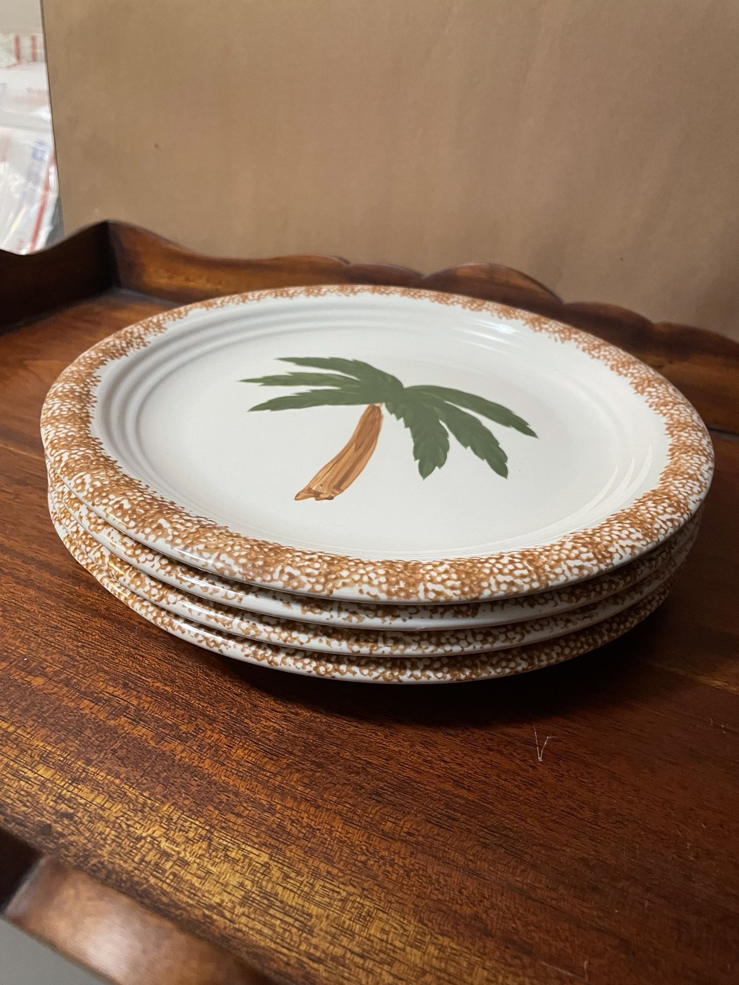Palm Tree Dinner Plates 