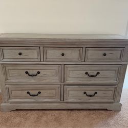 American Woodcrafters Solid Wood Dresser and Nightstand