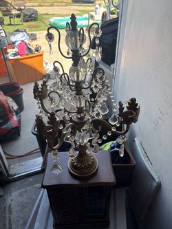 Vintage candle chandelier