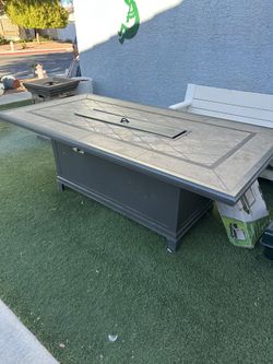 Outdoor Gas Fire Put Table For 8 Person $900  Firm 
