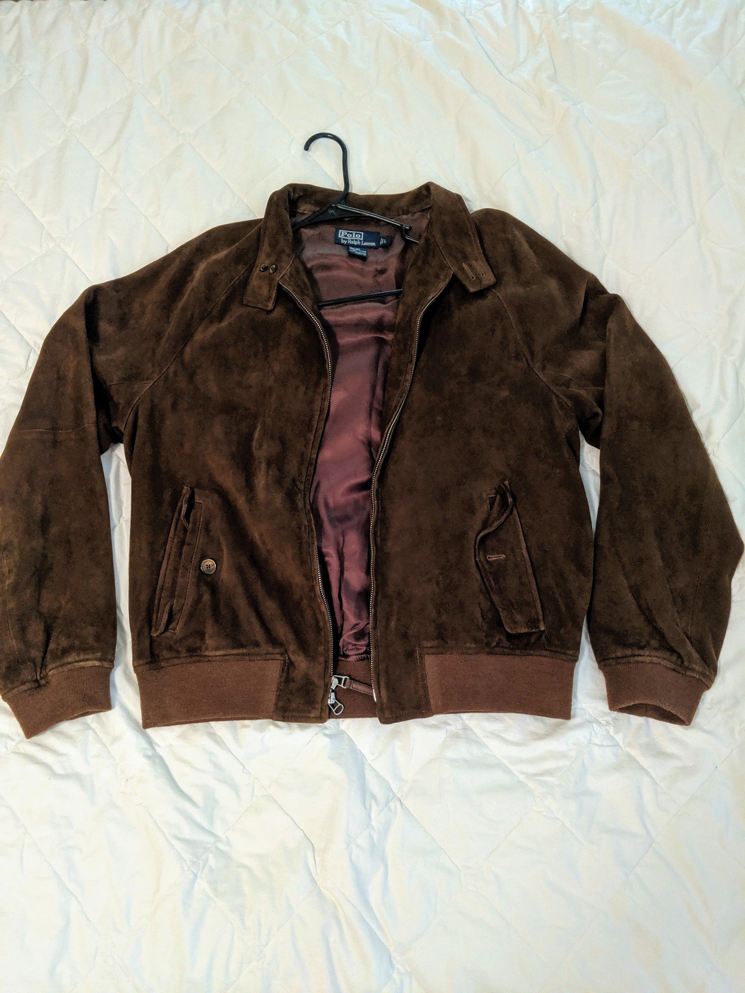 Ralph Lauren leather suede classic jacket
