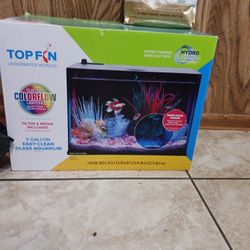 5gal  Glass Aquarium 