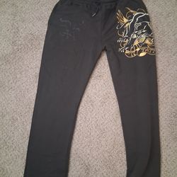 Ed hardy sweats black/gold