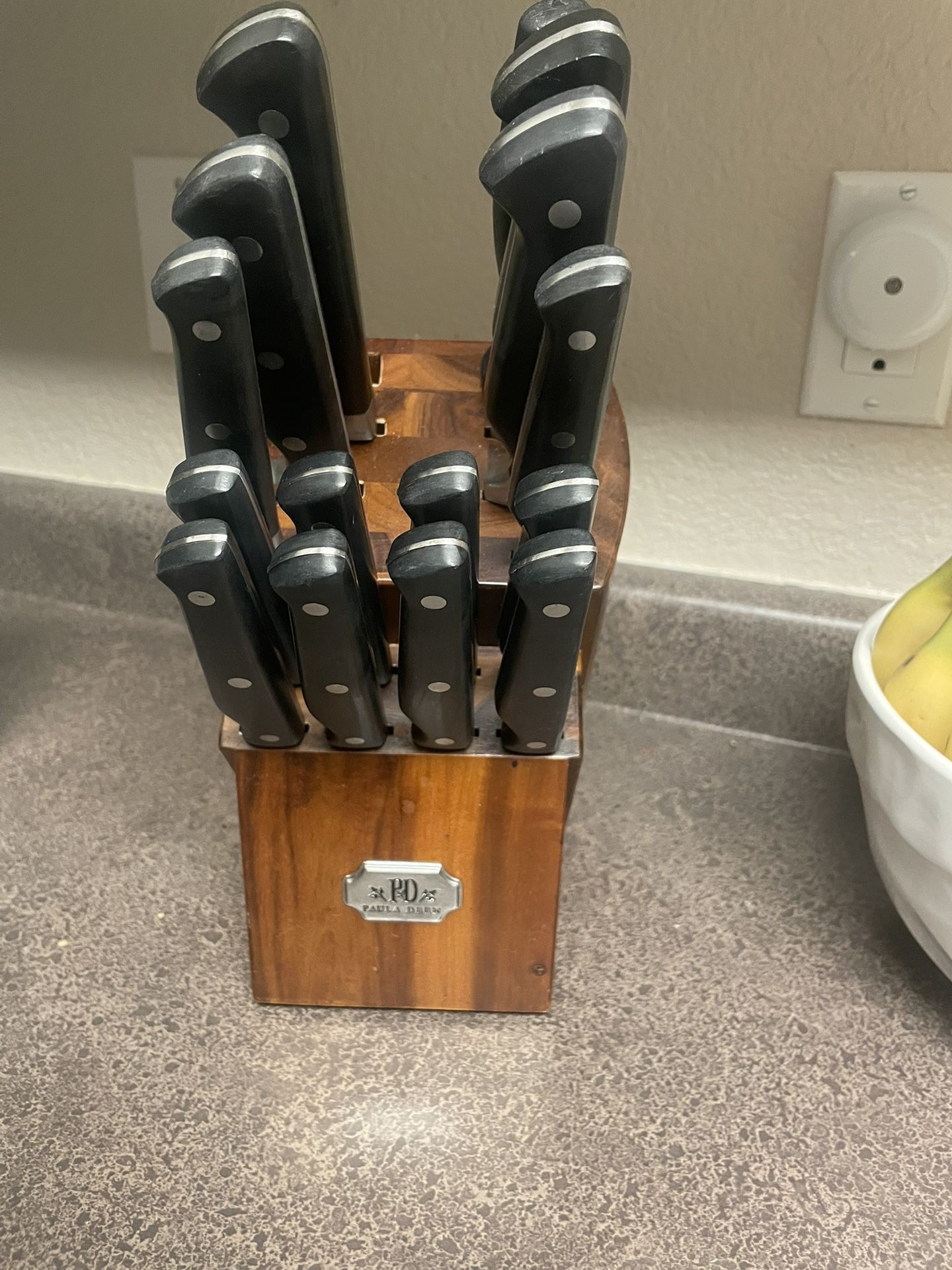 Knife Set With Block