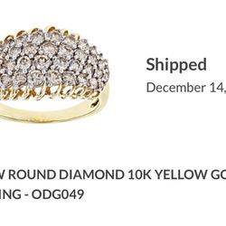 Gold And Diamond Ring 