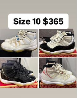 Jordans 11s size 10 $365