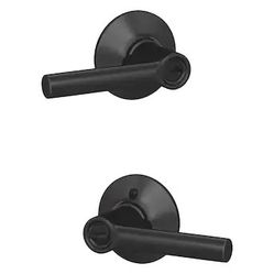 Schlage Broadway Entry With B60 Deadbolt, Black Finish, Keyed Alike