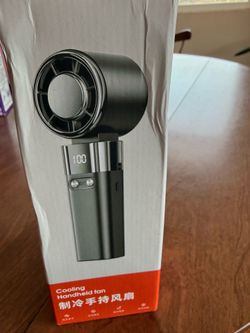 ventilador portátil de mano Sowmow MX-3 con tecnología de enfriamiento turbo