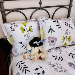 Twin Bed Sets-Headboard, Mattress, Frame 