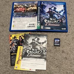 Musou Orochi 2 Ultimate Sony PlayStation Vita Japanese JPN Import Complete CIB