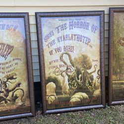 Framed Sideshow Posters