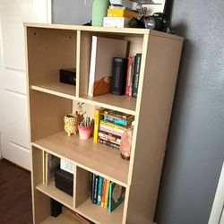 Set Of 3 Stackable Wooden Shelves - Bookshelf, Book Office Shelving