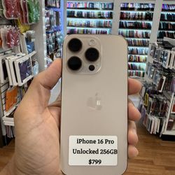iPhone 16 Pro 256GB Unlocked Desert Titanium 
