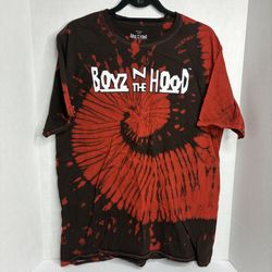 Boyz N The Hood XL Black & Red Tie Dye Graphic T-Shirt