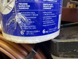 6" x 75' Self-Sealing Weatherproofing Tape Roll