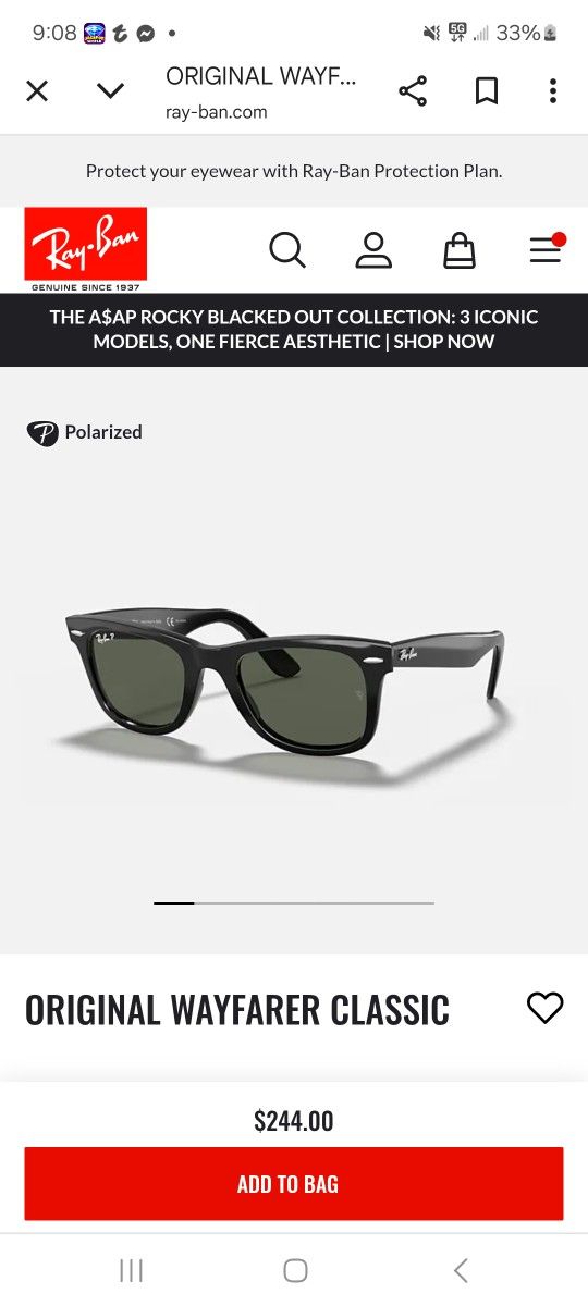 Ray Ban Ps