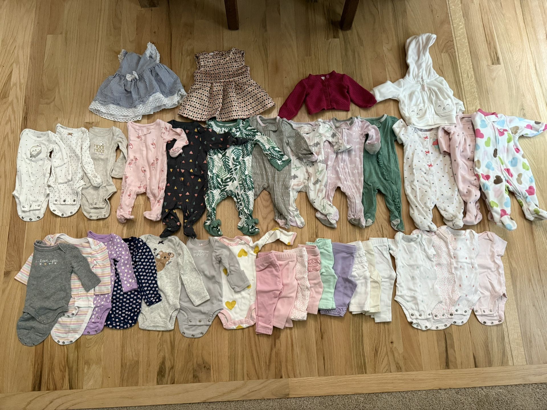 Newborn Girl Clothing Lot