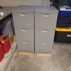 Two File Cabinets