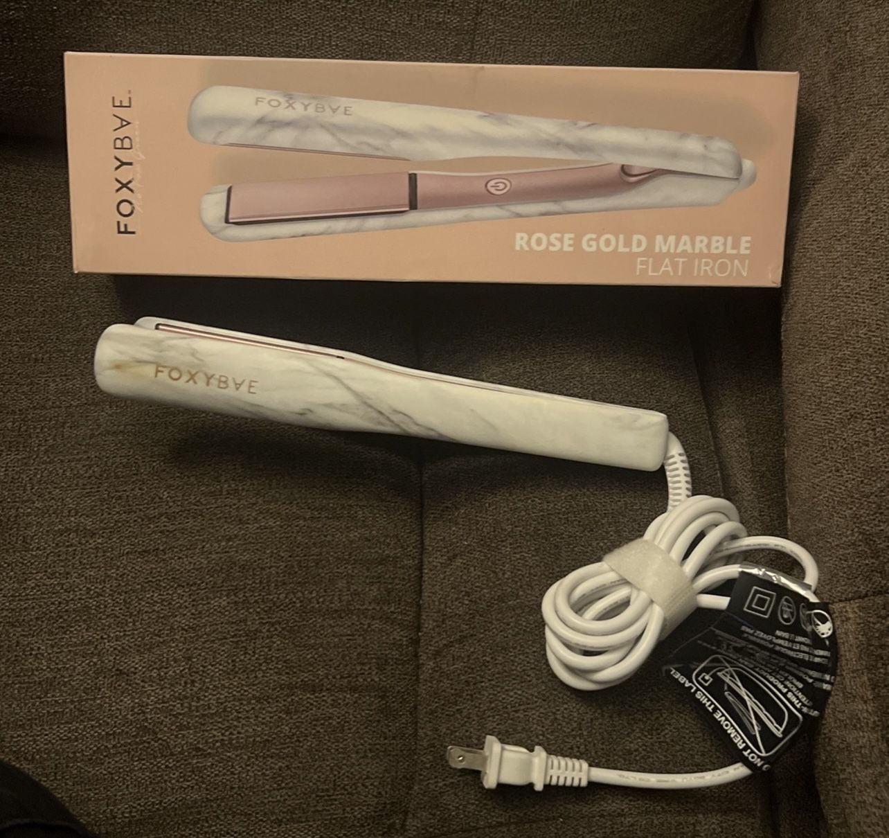 Foxybae Rose Good Marble Flat Iron