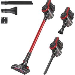 Cordless Vacuum Cleaner, Lightweight Stick Vacuum Cleaner with 30Kpa, Max 50min Runtime, 350W Brushless Motor, LED Display, 6 in 1 Handheld Vacuum Cle