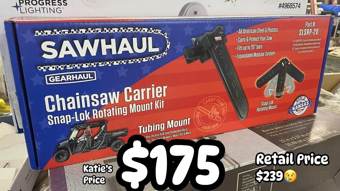 SawHaul 20-in Universal Chainsaw Carrier Holster Kit!