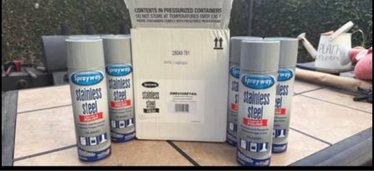 Sprayway Stainless Steel Cleaner & Polish (6-Can Case) – Brand New
