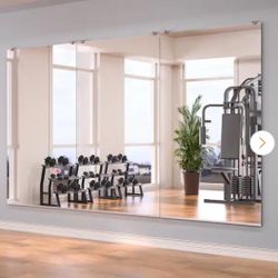 60”x 36” Thick Frameless Bathroom/ Vanity, Gym Mirror 