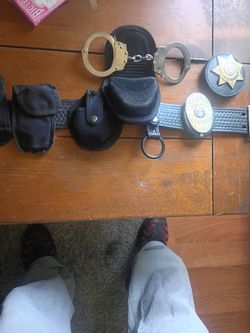 Professional security badge and belt
