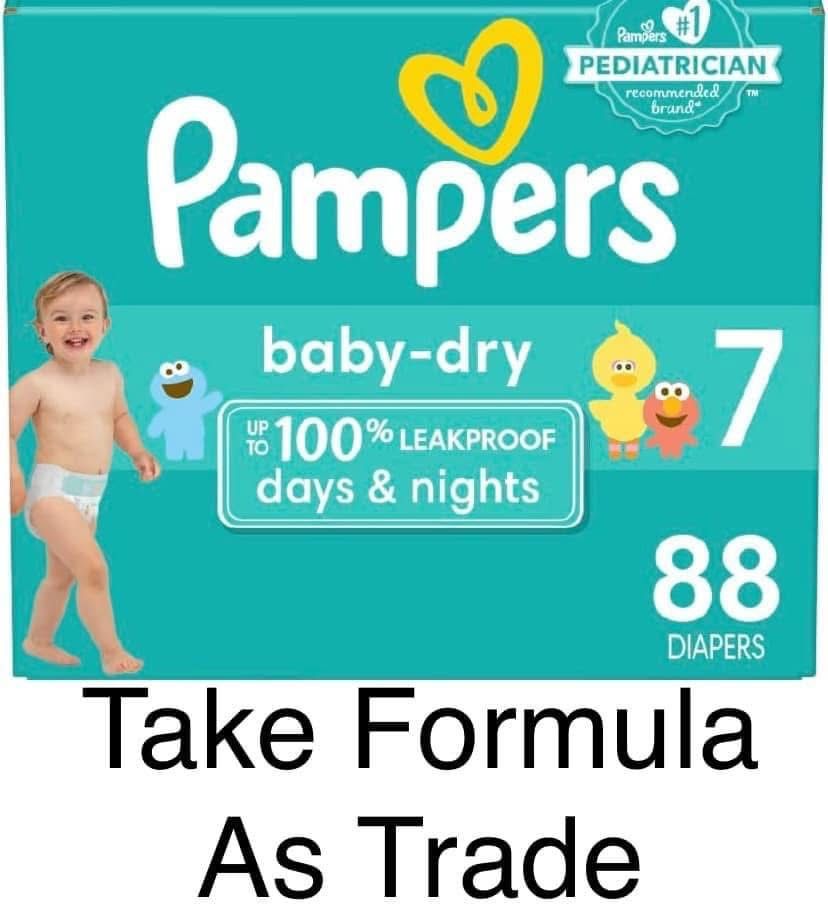 Pampers Baby Dry Size 7 -Diapers - Pañales
