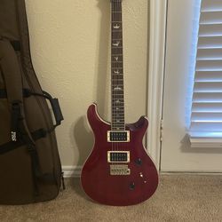 PRS SE Guitar, Rose Red, Original Price $650 INPUT NOT WORKING!