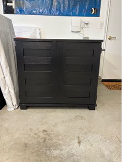 Crate & Barrel Incognito Ebony Compact Office
