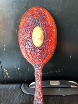 Vintage Cameo Hand Mirror