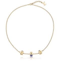 Louis Vuitton Gamble Crystal Necklace 