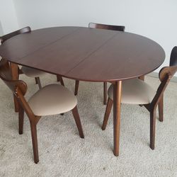 Oval Expandable Dining Set 